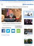 Streambox Live Channel Page URL Tooltip Demonstration