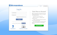 Streambox Live Login on Chrome for Windows